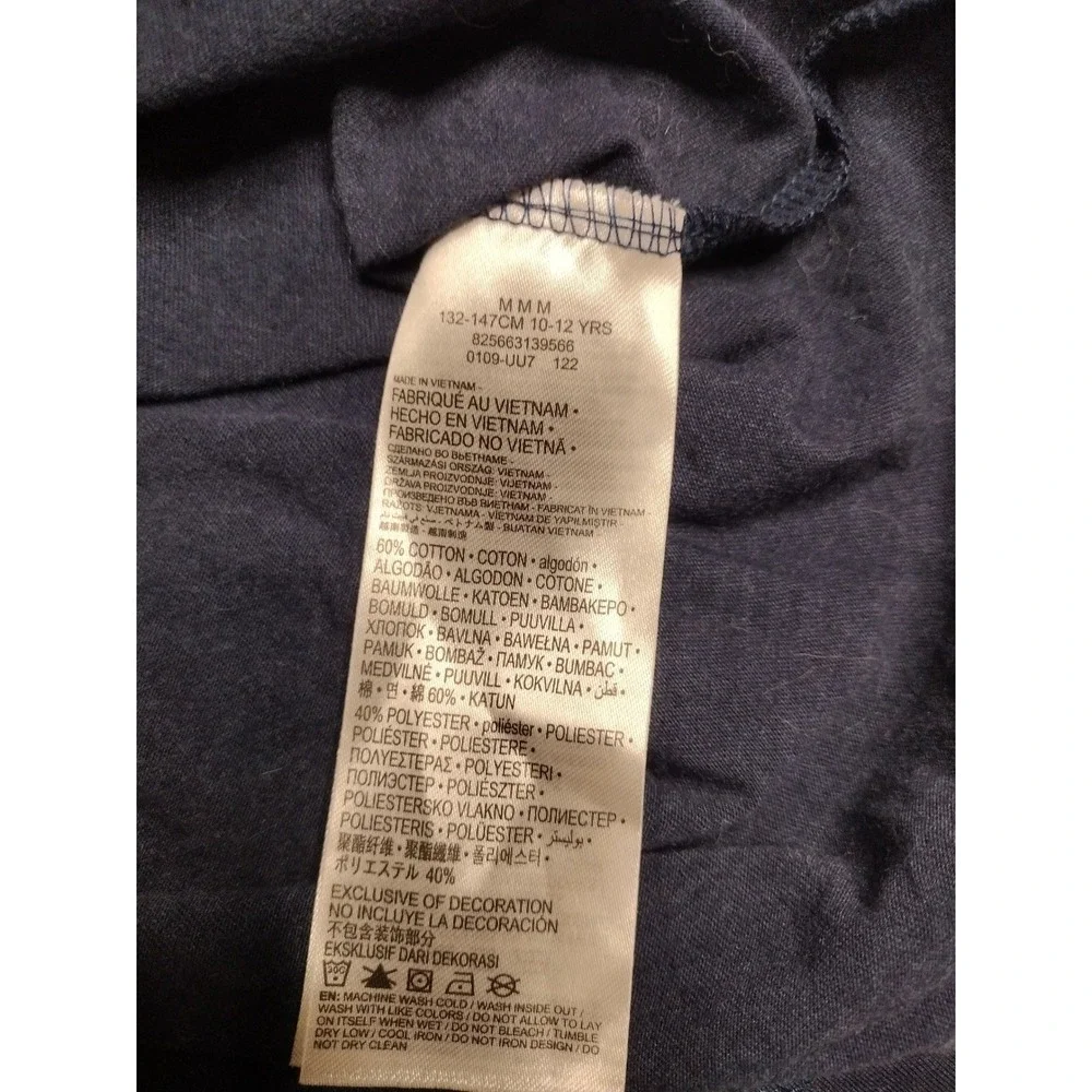 Nike Kings Among Us Navy Blue‎ Graphic T-Shirt Youth Medium M 10-12